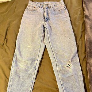 Vintage LL Bean Fleece Lined Jeans